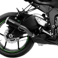 Leovince Lv-10 Black Edition Kawasaki Zx-6 R 600 11-16/zx-6 R 636 13-19/zx-6 R 636 Abs 13-26 Not Homologated Muffler Argenté Not Homologated
