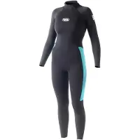 West Enforcer 3/2 Mm Woman Long Sleeve Back Zip Neoprene Suit Noir 10 Femme