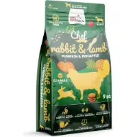 Syta Micha Chef Lapin et agneau, citrouille et ananas 9 kg nourriture sèche pour chien