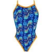 Turbo Revolution Betta-and-flowers Swimsuit Bleu XL Femme