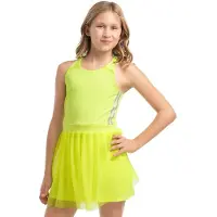Lucky in Love Game Time Sleeveless Dress Jaune 10-12 Years Fille