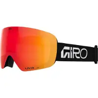 Giro - Masque de ski - Contour Black White Wordmark Vivid Ember/Infrared pour Homme - Noir