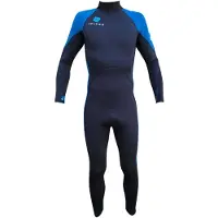 Seland Somo 3.2 Mm Junior Long Sleeve Back Zip Neoprene Suit Noir 8 Years Garçon