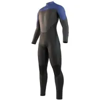 Mystic Star Fullsuit 3/2 Mm Long Sleeve Back Zip Neoprene Suit Gris MS Homme