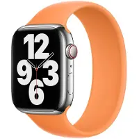 Apple Solo Strap en silicone pour l'Watch | 44/45/46/49 mm - Taille 10 - Marigold