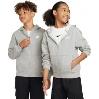 Nike Veste de survêtement 'CLUB FLEECE' gris chiné