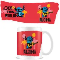 Lilo & Stitch Mug Disney de - Aloha - pour Indifférent - multicolore - Taille Standard