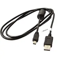 VHBW Câble USB pour les appareils photo compatible avec CASIO Exilim EX-FC200, EX-FC200S, EX-FC300, EX-FC300S etc.. Remplace U-8, EMC-6, EMC-6U