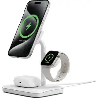 Cygnett CY5101BUNCP chargeur d'appareils mobiles Casques, Casque, Smartphone, Smartwatch Blanc USB Recharge sans fil Charge rapide Intérieure