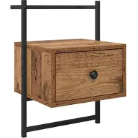 vidaXL Cabinet de chevet Bois Ancien 35 x 30 x 51 cm Bois d'ingénierie