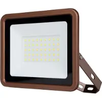 REV Projecteur à LED Eco+, 30W, 6500K, 2550lm, blanc froid, IP65, bronze
