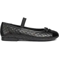 Geox Chaussures à lacets pour fille J5455B-08502 C9999 Couleur : noir Pointure : 35