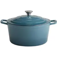 Aps 5 Stars marmite avec couvercle, hauteur 130 mm, ø 280 mm turquoise/creamy