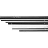 Matrix Fishing Mtx4 V2 7 Pole Fishing Rod Section Argenté