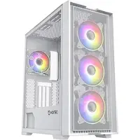 Hiditec H2 Air Argb Boîtier tour PC Transparent,Argent Transparent,Argent One Size