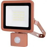REV Projecteur LED Eco+, avec capteur, 20W, 6500K, 1700lm, blanc froid, IP44, terracotta