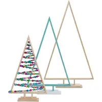 Creativ Company Figurine en bois Arbres de Noël
