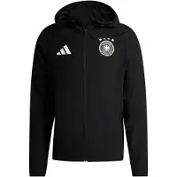 Adidas Veste de sport 'Germany Tiro Travel Full Zip' noir