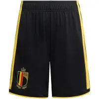 Adidas Belgium 26/27 Home Junior Shorts Noir 15-16 Years Enfants