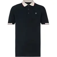 Lyle & Scott - Polo pour homme avec détails en maille colorblock - Taille L