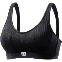 LASCANA Soutien-gorge de sport noir / blanc