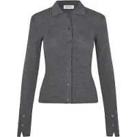 Modstrom Cardigan 'Hiroki' gris chiné