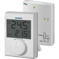 Siemens RDH100 RF/SET Thermostat d'ambiance numérique sans fil avec molette
