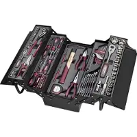 KRAFTWERK Caisse à outils avec outils 1/4' + 1/2' - 106 pièces - 206.000.000