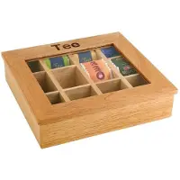 Aps Teebox, Accessoires de thé, Marron, Transparent