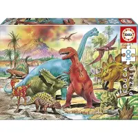 Educa 13179 Dinosaure 100 pièces puzzle
