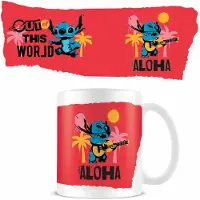 Lilo & Stitch Mug Disney de - Aloha - pour Indifférent - multicolore - Taille Standard