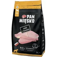 PAN MIĘSKO - Dinde et faisan pour chiens adultes - S 3 kg