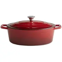 Assheuer & Pott 5 Stars Cocotte ovale avec couvercle, contenance : 5,00 litres, hauteur : 110 mm