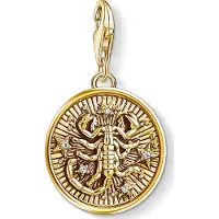 Thomas Sabo Charm pendentif signe astrologique scorpion, (Argent 925, Argent 925)