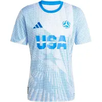 Adidas Maillot 'USA' bleu roi / blanc