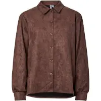 Pieces Chemisier 'PCObina' marron