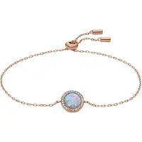 Fossil Bracelet 'Merrit' bleu clair / or rose / transparent