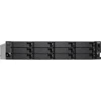 Qnap TL-R1200C-RP storage drive enclosure HDD/SSD enclosure Black, Grey 2.5/3.5"