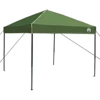 vidaXL , tente de jardin, 243 x 243 x 251 cm, verte, en tissu