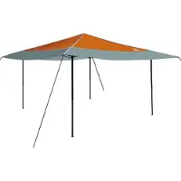 vidaXL Tente de jardin 395 x 395 x 251 cm, orange, en tissu