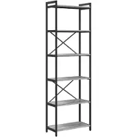 vidaXL Bibliothèque Sonoma gris 60 x 30 x 188 cm Bois d'ingénierie