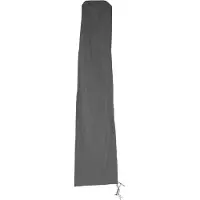 Mendler Housse De Protection Hwc Pour Parasol Déporté 4,3m/3x3m, Fermeture Éclair Anthracite