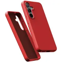 Mercury Case Pure MagSafe Silicone Sam S25 Plus red (Samsung Galaxy S25+), Coque pour téléphone portable, Rouge