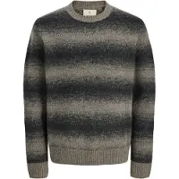 Jack & Jones Pull-over '12286239' marron chiné