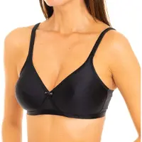 Playtex Satiny Microfiber Bra Noir 80 / B Femme
