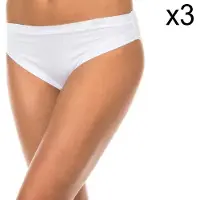 Janira Ces Panties 3 Units Blanc XL Femme