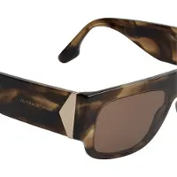 Victoria Beckham 666s Woman Sunglasses Rose Medium Green/CAT3 Femme