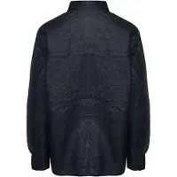 Zadig & Voltaire Chemisier 'TAMARA CUIR FROISSE Bluse schwarz' noir