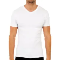 Abanderado 0205 Short Sleeve Base Layer Blanc 52 Homme