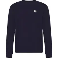 Calvin Klein T-shirt LS WAFFLE BADGE CREWNK TEE hommes - Marine - EU XL